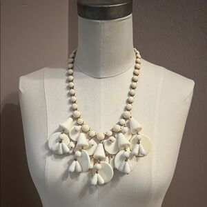 J. Crew Cream Statement Necklace